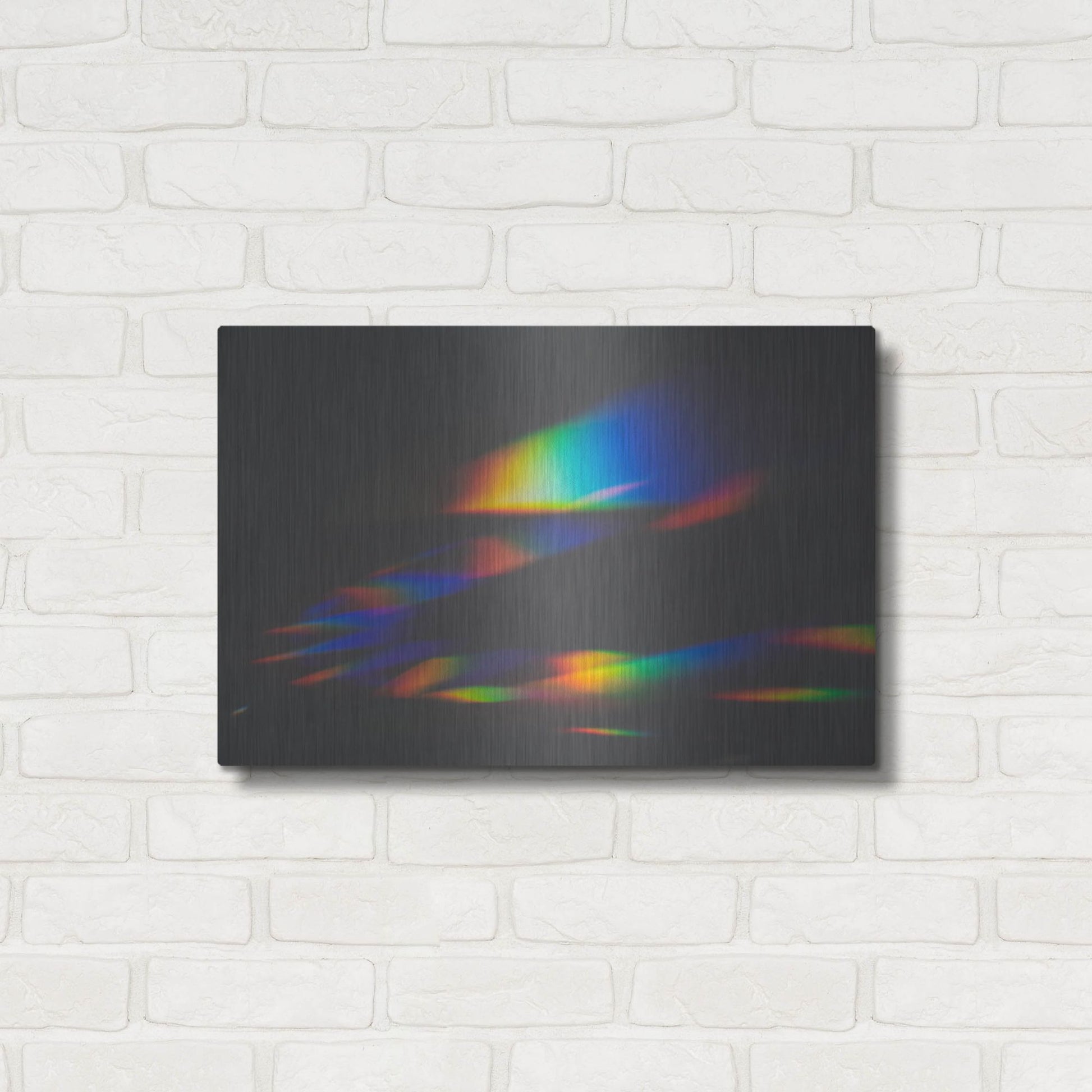 Luxe Metal Art 'Prism Rainbow 1' by Luxe Portfolio, Metal Wall Art,24x16