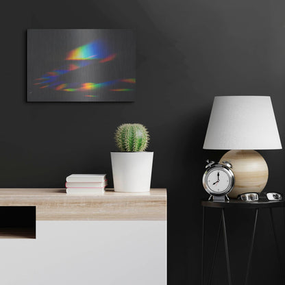 Luxe Metal Art 'Prism Rainbow 1' by Luxe Portfolio, Metal Wall Art,24x16