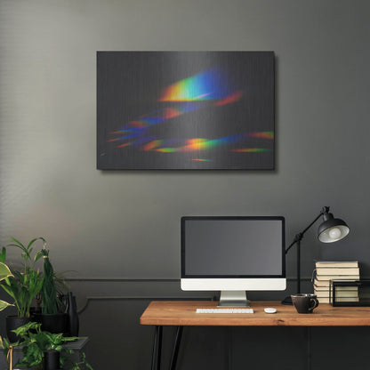 Luxe Metal Art 'Prism Rainbow 1' by Luxe Portfolio, Metal Wall Art,36x24