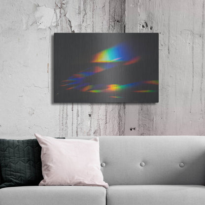 Luxe Metal Art 'Prism Rainbow 1' by Luxe Portfolio, Metal Wall Art,36x24