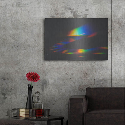 Luxe Metal Art 'Prism Rainbow 1' by Luxe Portfolio, Metal Wall Art,36x24