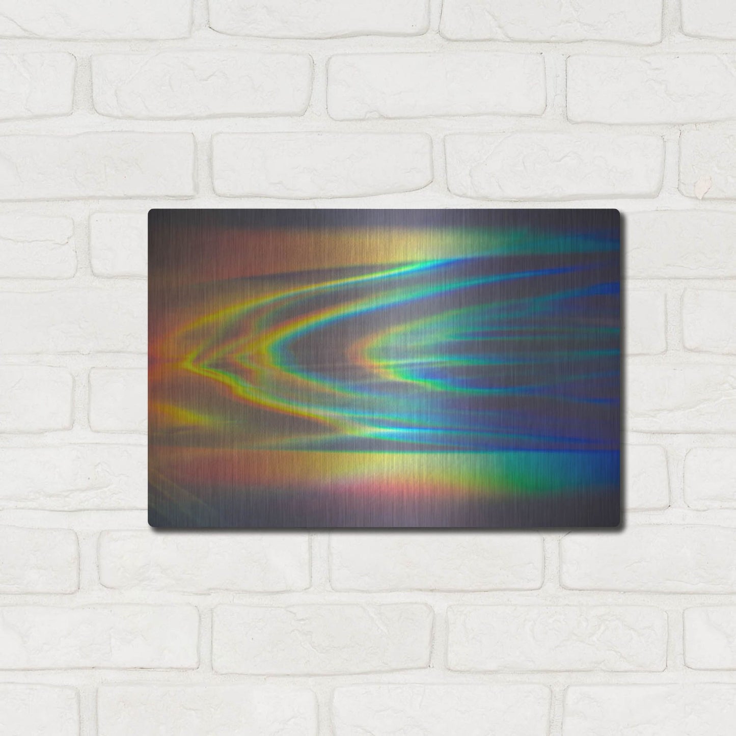 Luxe Metal Art 'Prism Ocean' by Luxe Portfolio, Metal Wall Art,16x12