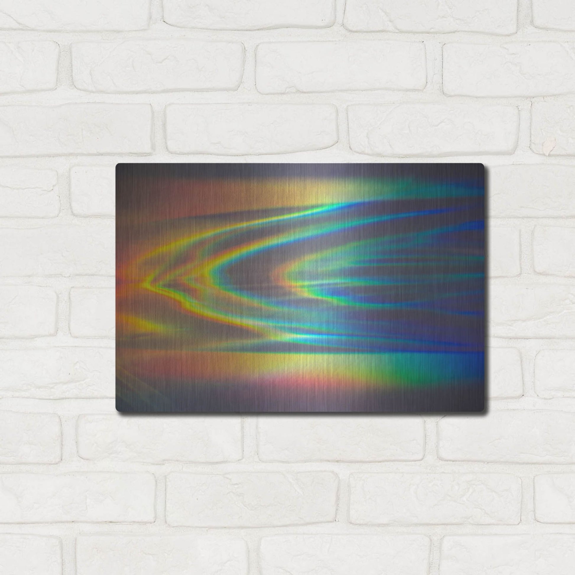 Luxe Metal Art 'Prism Ocean' by Luxe Portfolio, Metal Wall Art,16x12