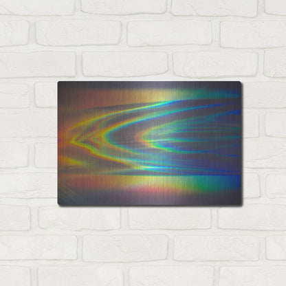 Luxe Metal Art 'Prism Ocean' by Luxe Portfolio, Metal Wall Art,16x12