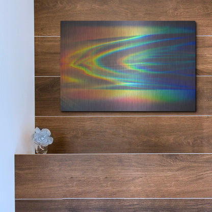 Luxe Metal Art 'Prism Ocean' by Luxe Portfolio, Metal Wall Art,16x12