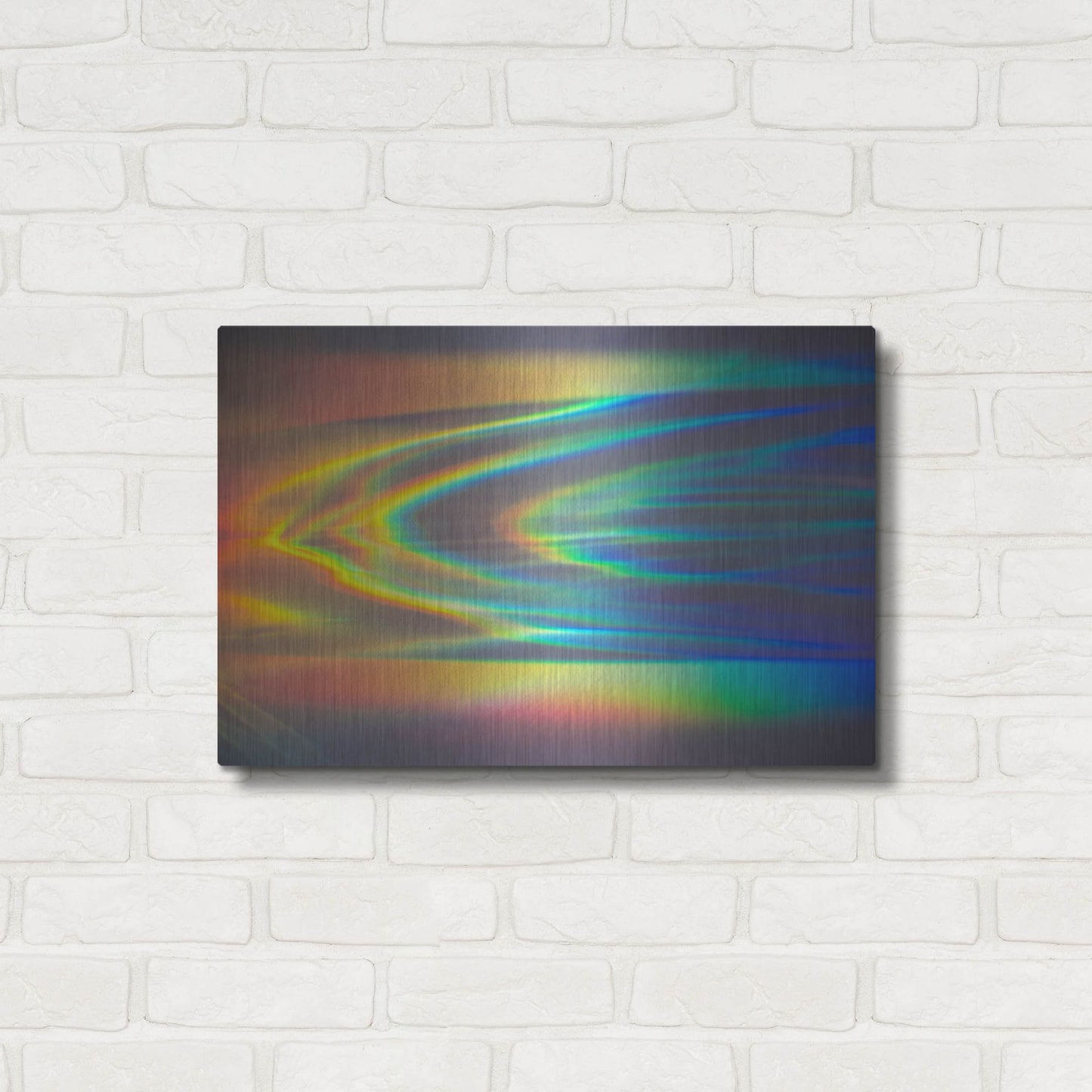 Luxe Metal Art 'Prism Ocean' by Luxe Portfolio, Metal Wall Art,24x16