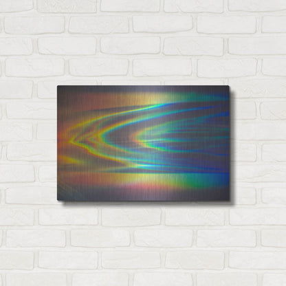 Luxe Metal Art 'Prism Ocean' by Luxe Portfolio, Metal Wall Art,24x16