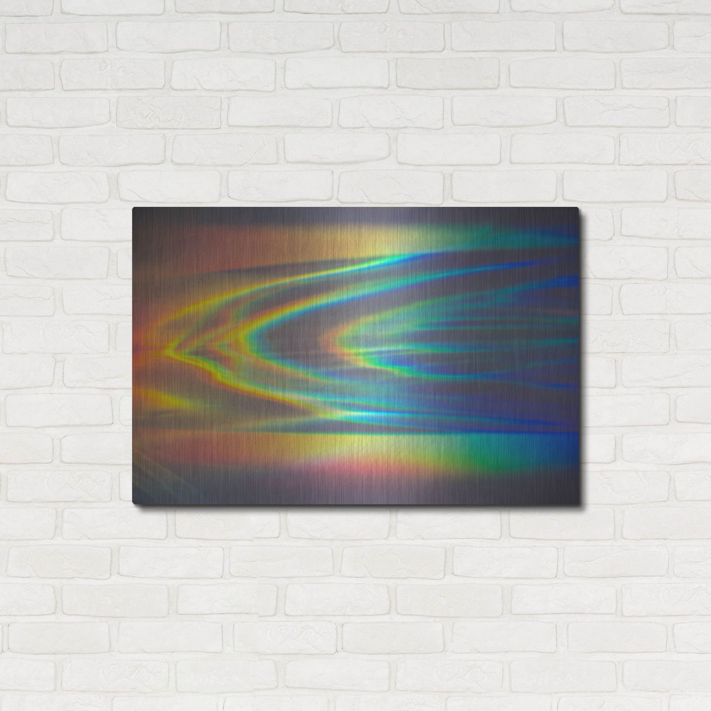 Luxe Metal Art 'Prism Ocean' by Luxe Portfolio, Metal Wall Art,36x24