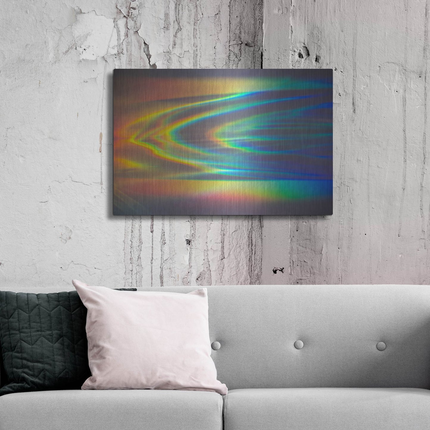 Luxe Metal Art 'Prism Ocean' by Luxe Portfolio, Metal Wall Art,36x24