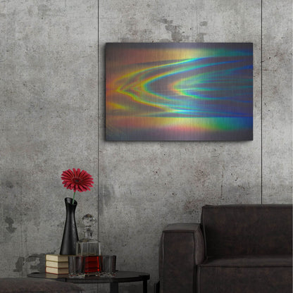 Luxe Metal Art 'Prism Ocean' by Luxe Portfolio, Metal Wall Art,36x24