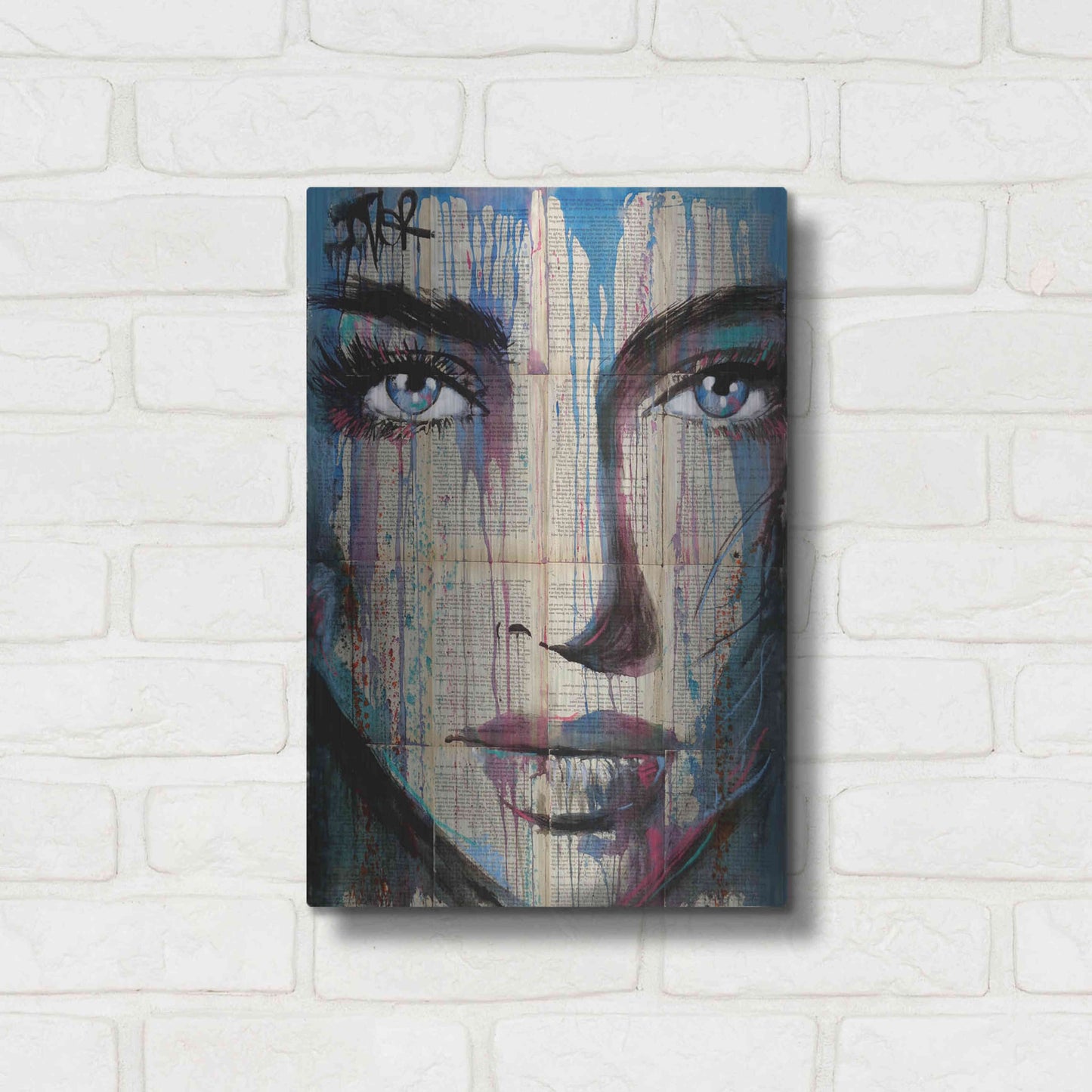 Luxe Metal Art 'Helix' by Loui Jover, Metal Wall Art,12x16