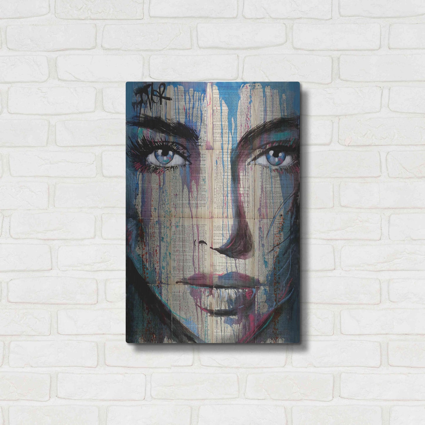 Luxe Metal Art 'Helix' by Loui Jover, Metal Wall Art,16x24