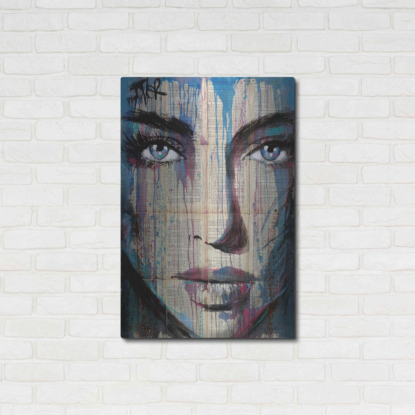 Luxe Metal Art 'Helix' by Loui Jover, Metal Wall Art,24x36