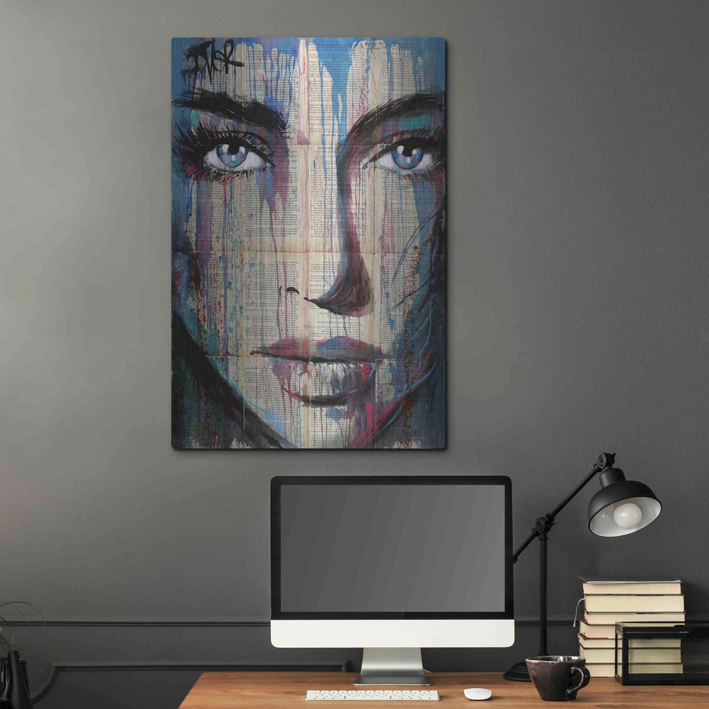 Luxe Metal Art 'Helix' by Loui Jover, Metal Wall Art,24x36