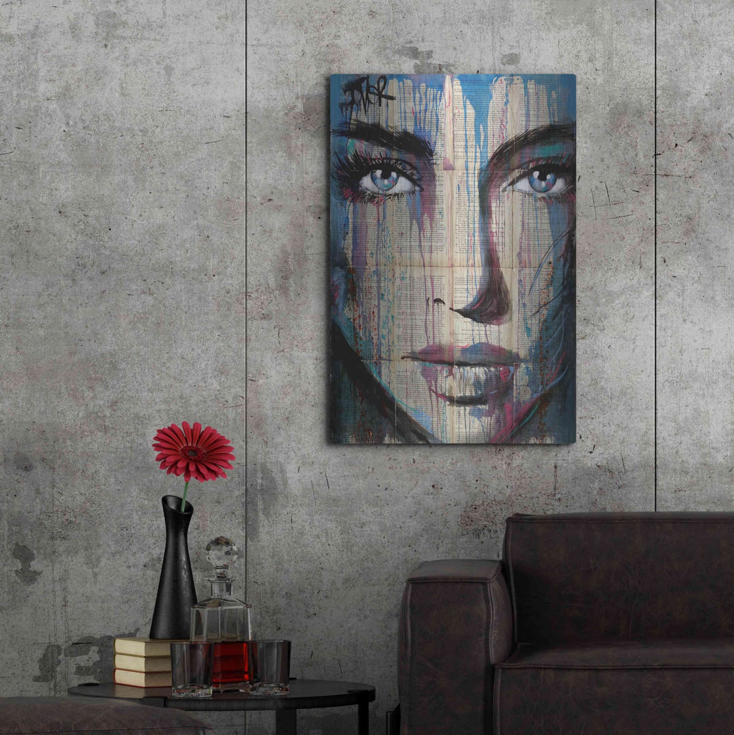 Luxe Metal Art 'Helix' by Loui Jover, Metal Wall Art,24x36