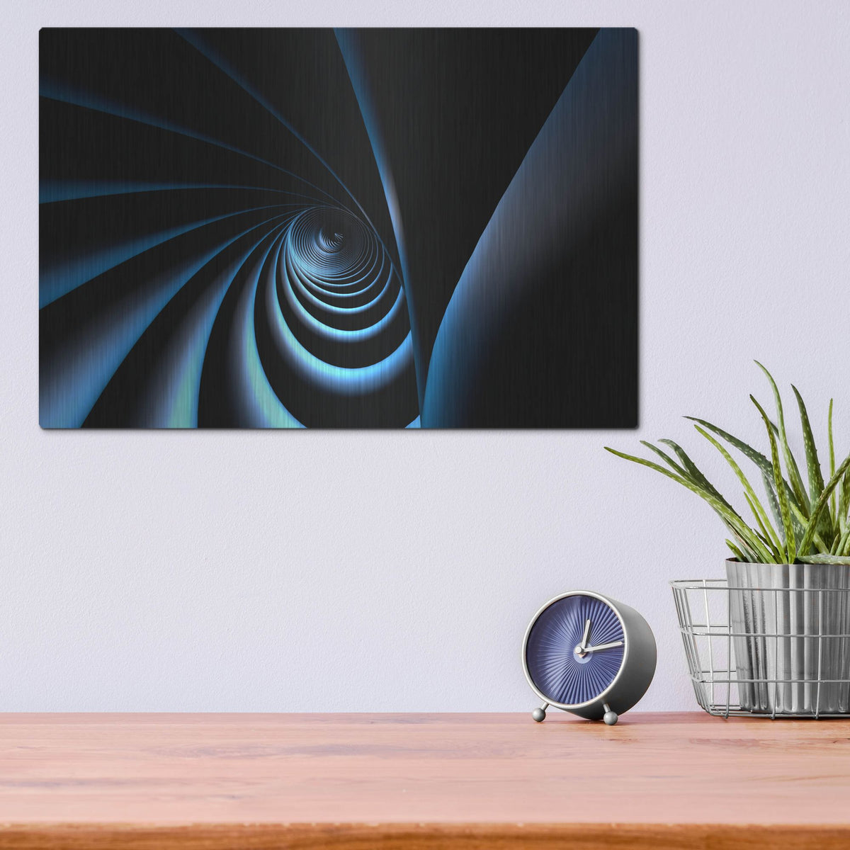 Luxe Metal Art 'Path To No Fear' by Luxe Portfolio, Metal Wall Art,16x12