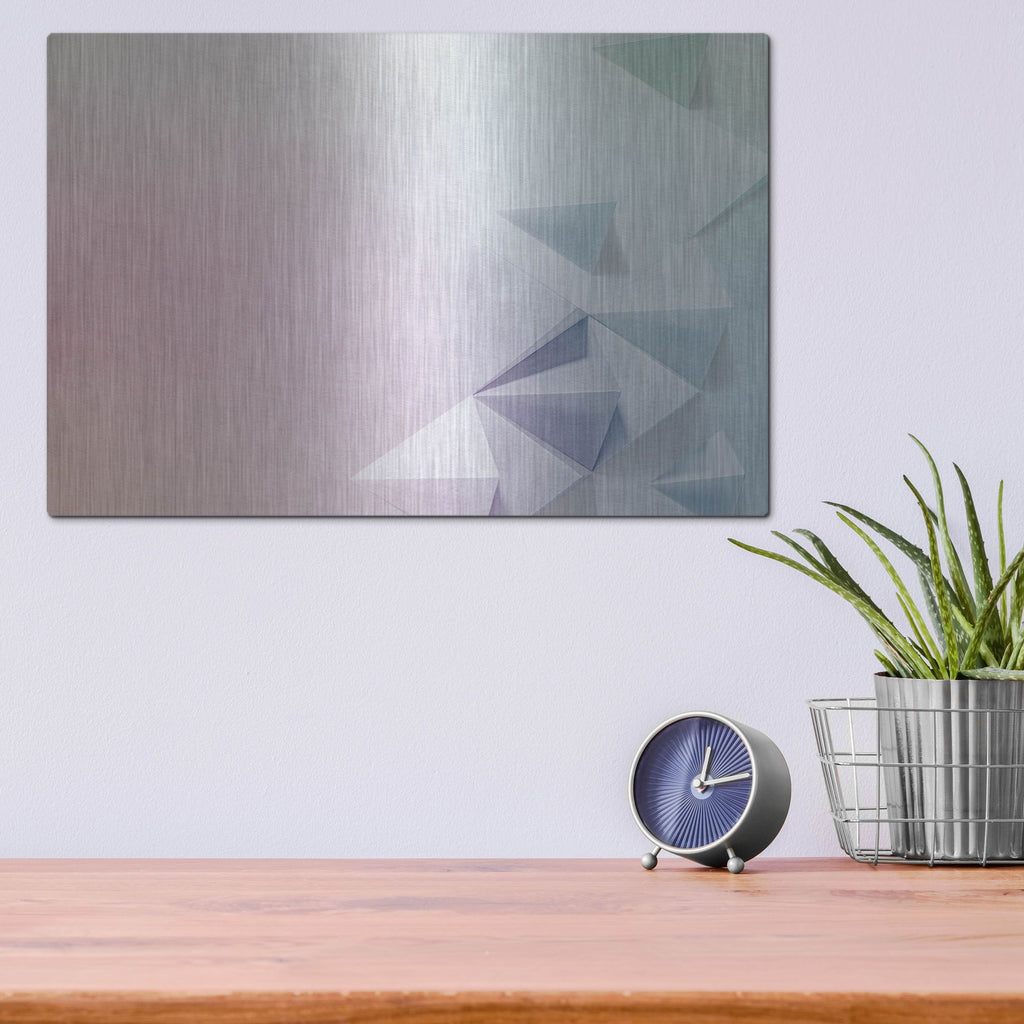 Luxe Metal Art 'Pastel Oregome' by Luxe Portfolio, Metal Wall Art,16x12