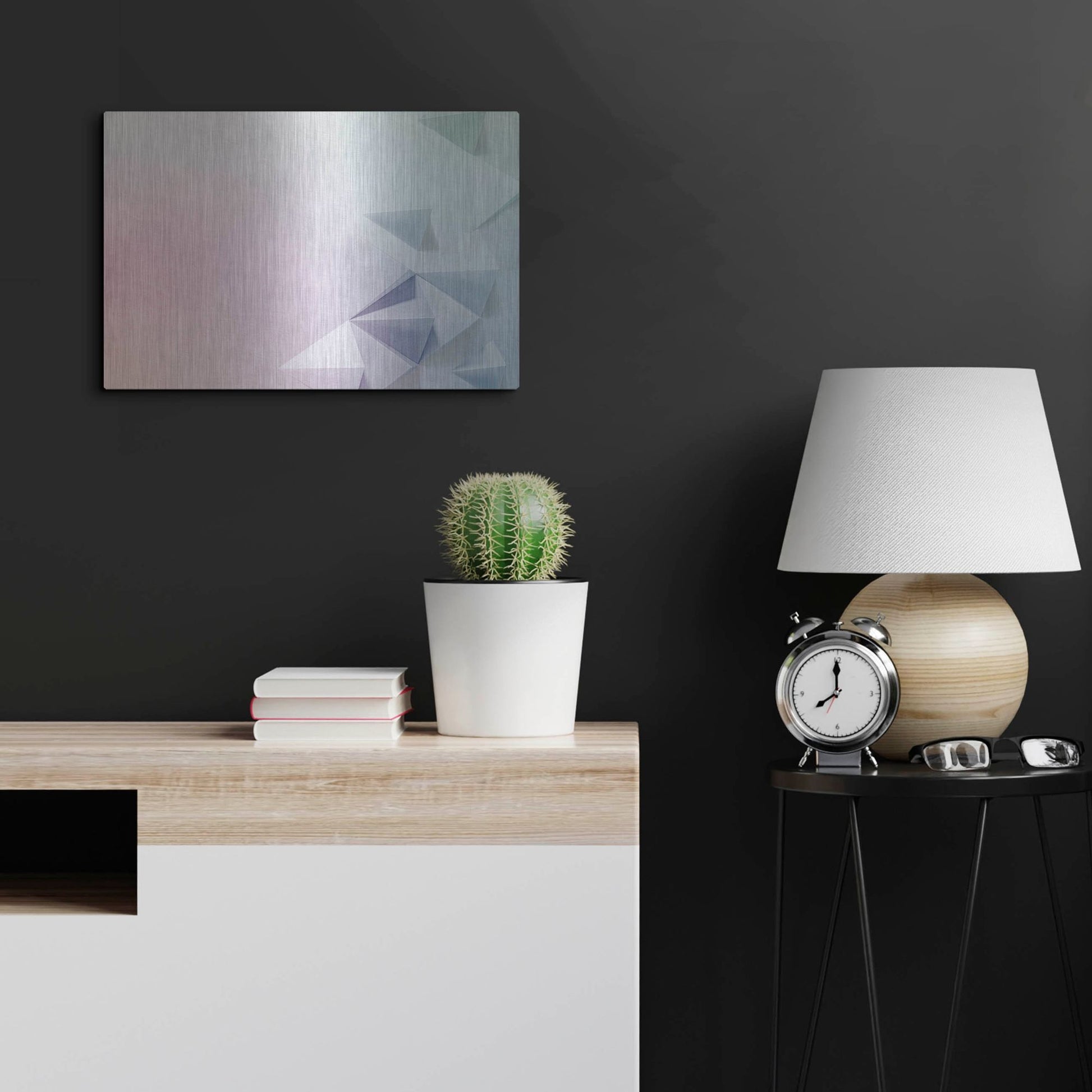 Luxe Metal Art 'Pastel Oregome' by Luxe Portfolio, Metal Wall Art,24x16