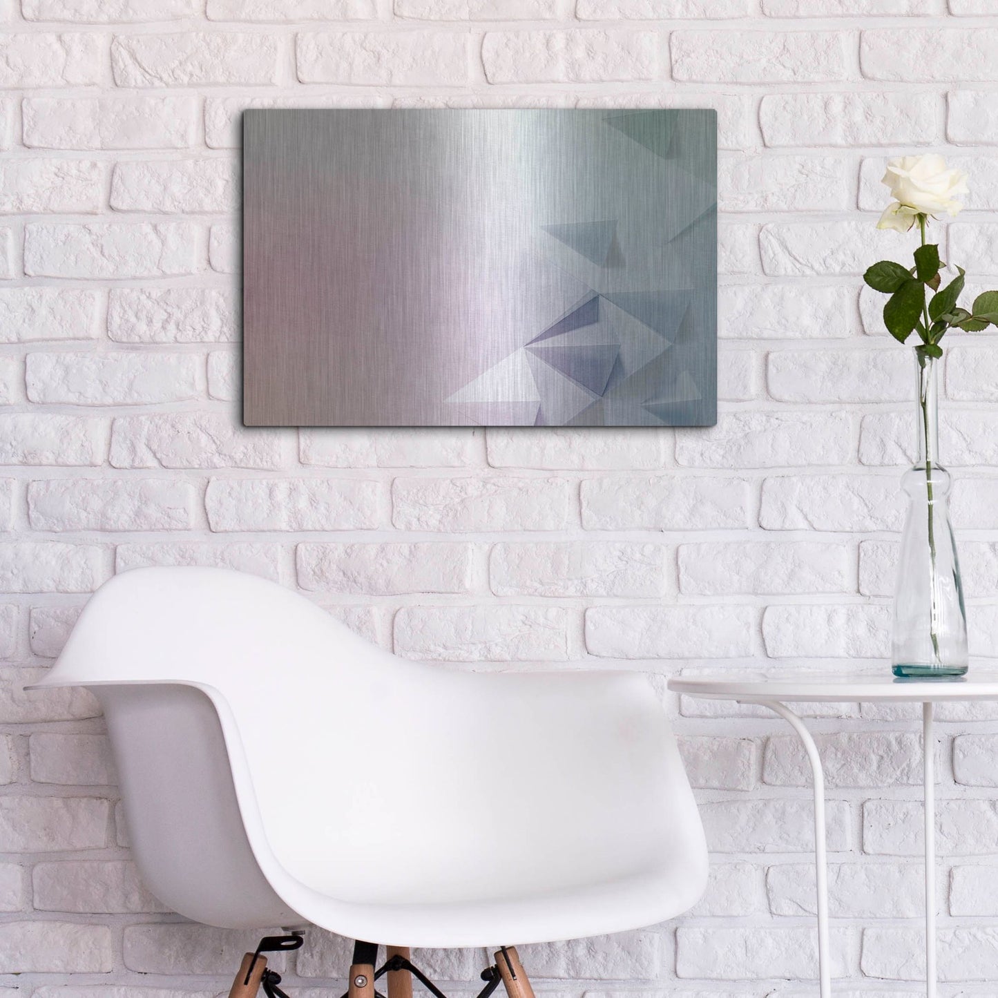 Luxe Metal Art 'Pastel Oregome' by Luxe Portfolio, Metal Wall Art,24x16