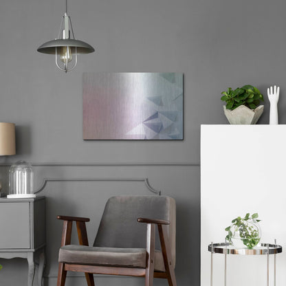 Luxe Metal Art 'Pastel Oregome' by Luxe Portfolio, Metal Wall Art,24x16