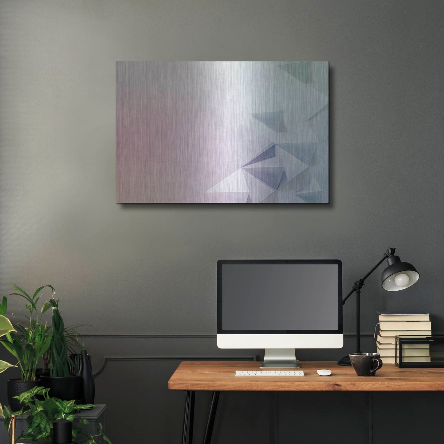 Luxe Metal Art 'Pastel Oregome' by Luxe Portfolio, Metal Wall Art,36x24