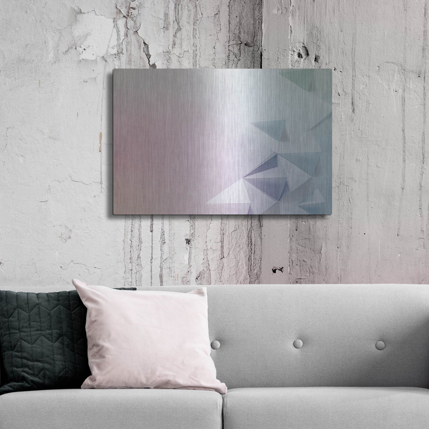 Luxe Metal Art 'Pastel Oregome' by Luxe Portfolio, Metal Wall Art,36x24