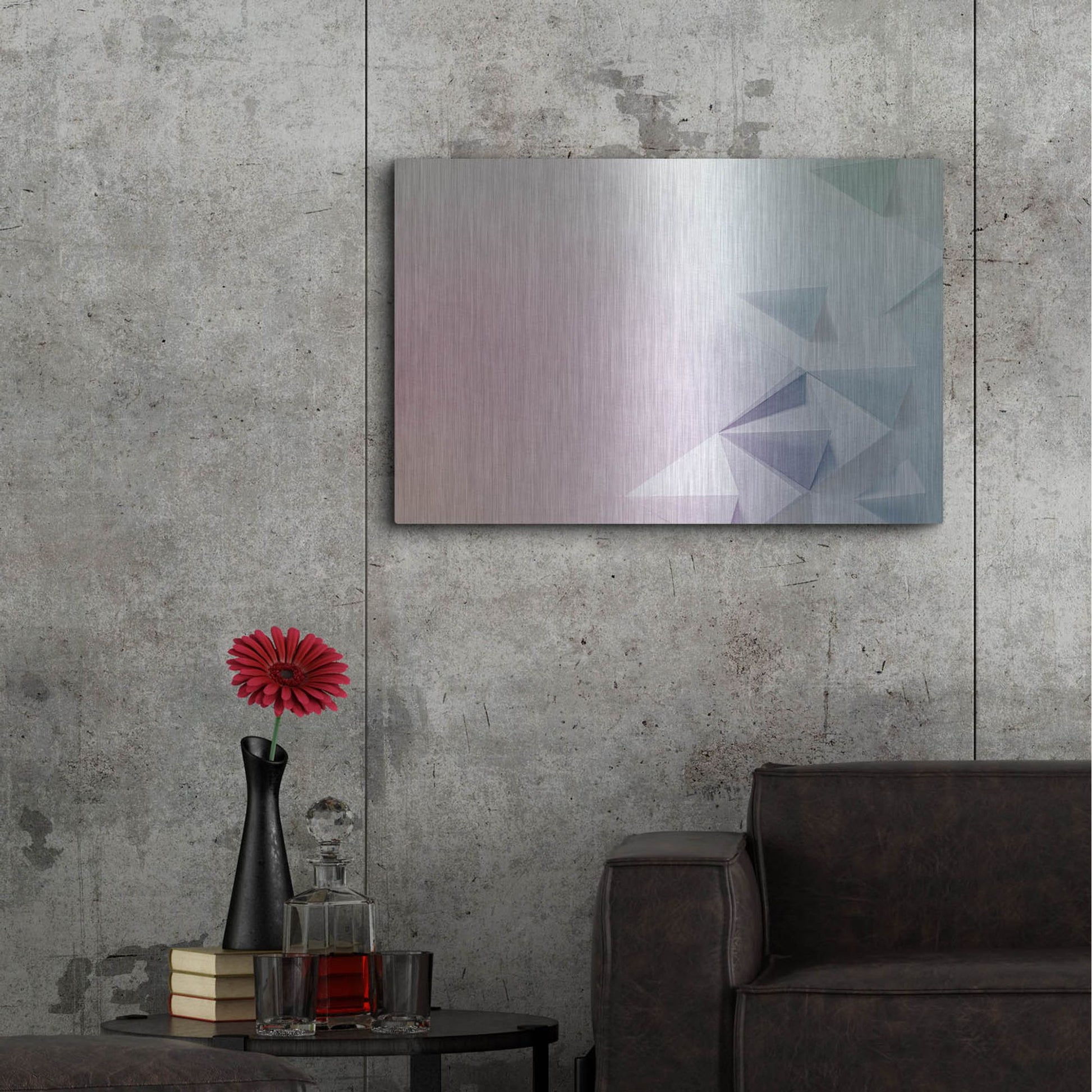 Luxe Metal Art 'Pastel Oregome' by Luxe Portfolio, Metal Wall Art,36x24