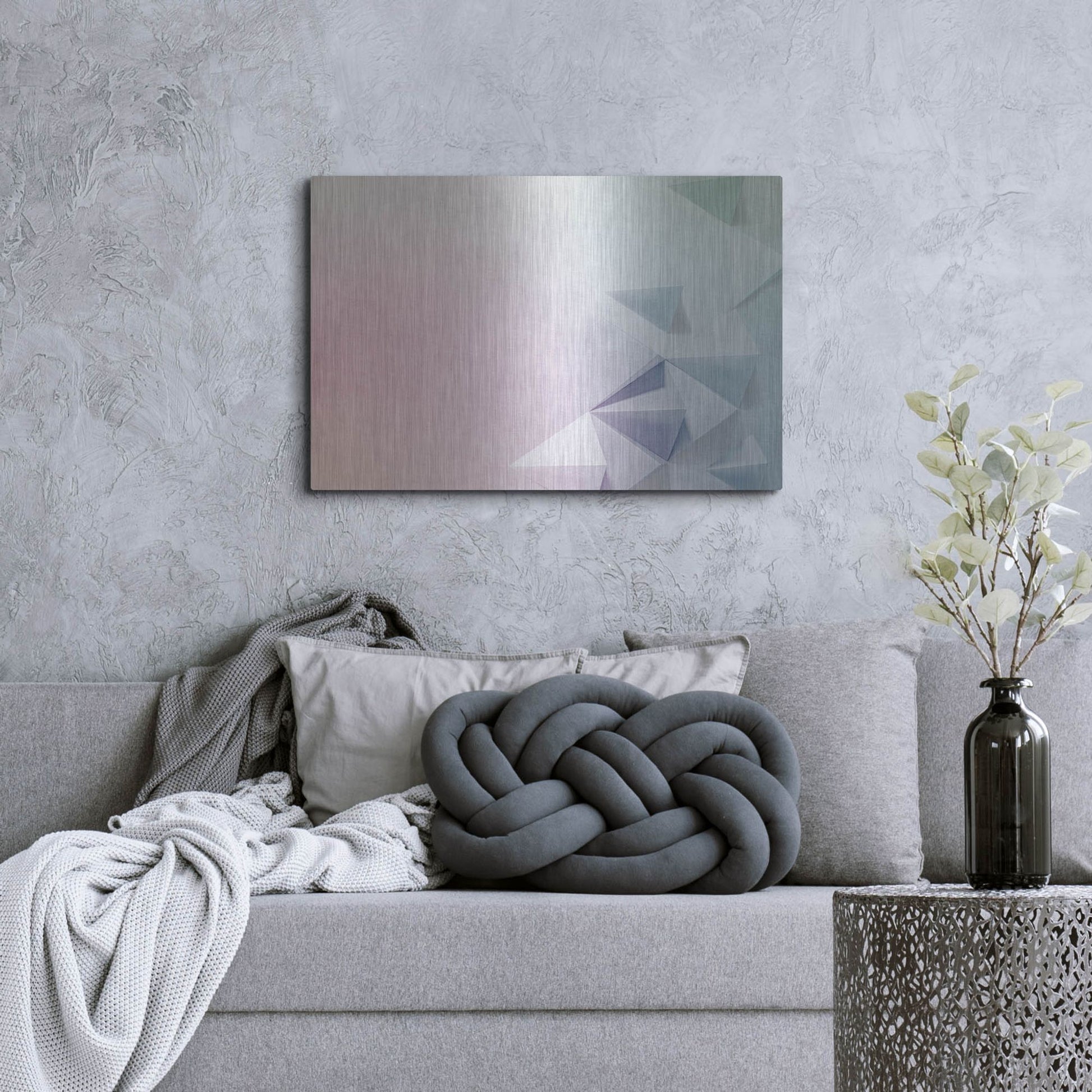 Luxe Metal Art 'Pastel Oregome' by Luxe Portfolio, Metal Wall Art,36x24