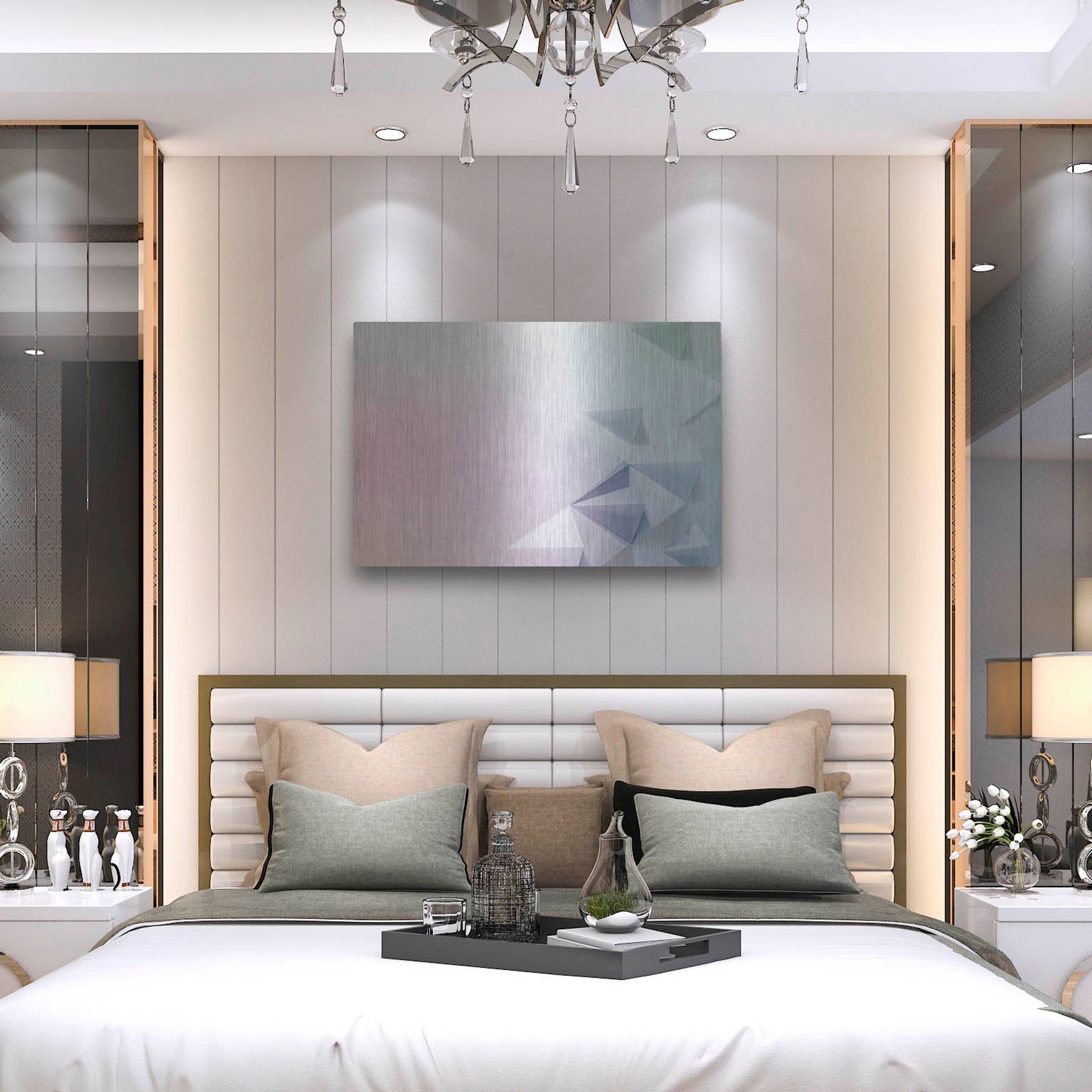 Luxe Metal Art 'Pastel Oregome' by Luxe Portfolio, Metal Wall Art,36x24