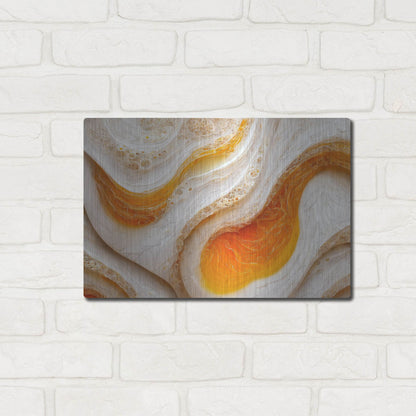 Luxe Metal Art 'Over Easy' by Luxe Portfolio, Metal Wall Art,16x12