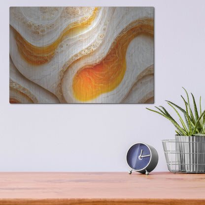 Luxe Metal Art 'Over Easy' by Luxe Portfolio, Metal Wall Art,16x12