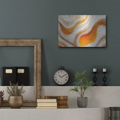 Luxe Metal Art 'Over Easy' by Luxe Portfolio, Metal Wall Art,16x12
