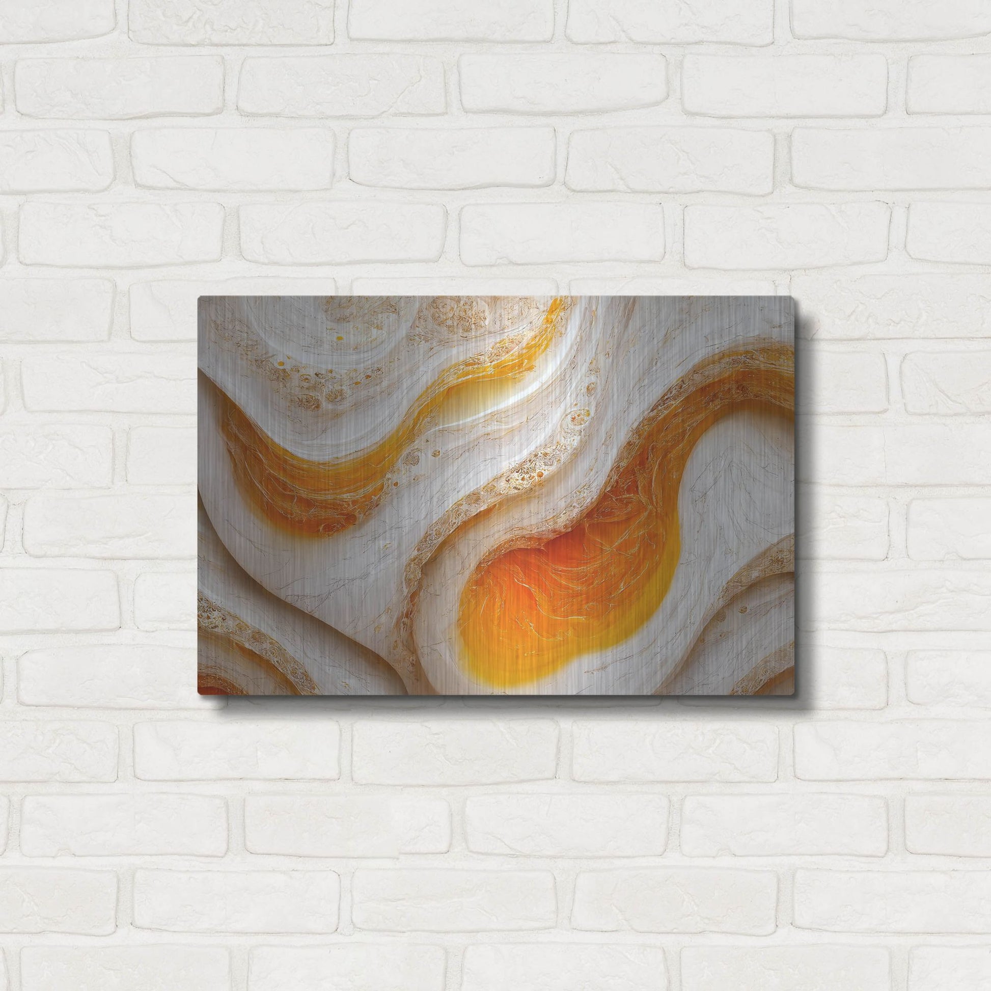 Luxe Metal Art 'Over Easy' by Luxe Portfolio, Metal Wall Art,24x16