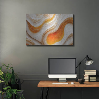 Luxe Metal Art 'Over Easy' by Luxe Portfolio, Metal Wall Art,36x24