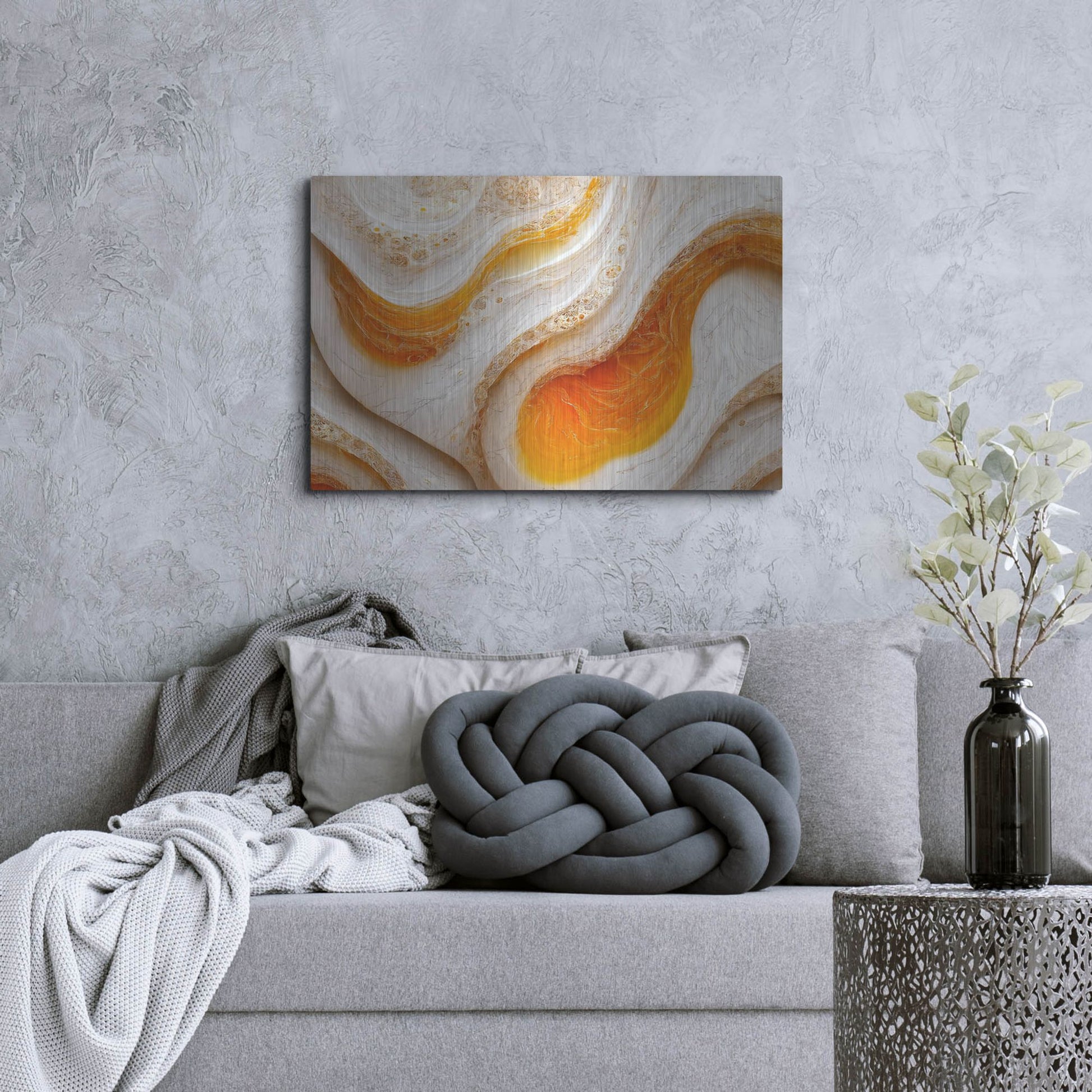 Luxe Metal Art 'Over Easy' by Luxe Portfolio, Metal Wall Art,36x24