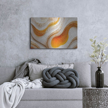 Luxe Metal Art 'Over Easy' by Luxe Portfolio, Metal Wall Art,36x24