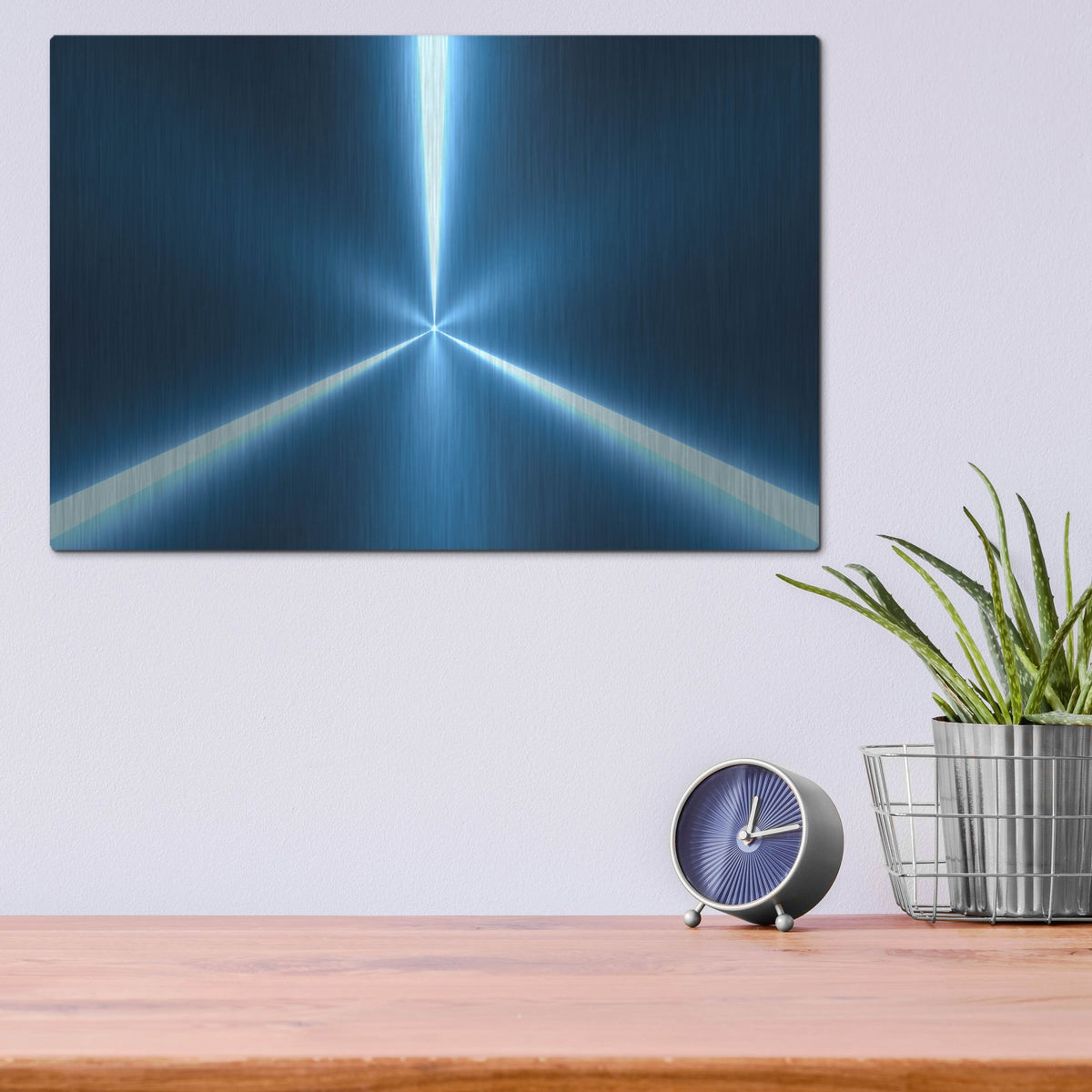 Luxe Metal Art 'Oncoming' by Luxe Portfolio, Metal Wall Art,16x12