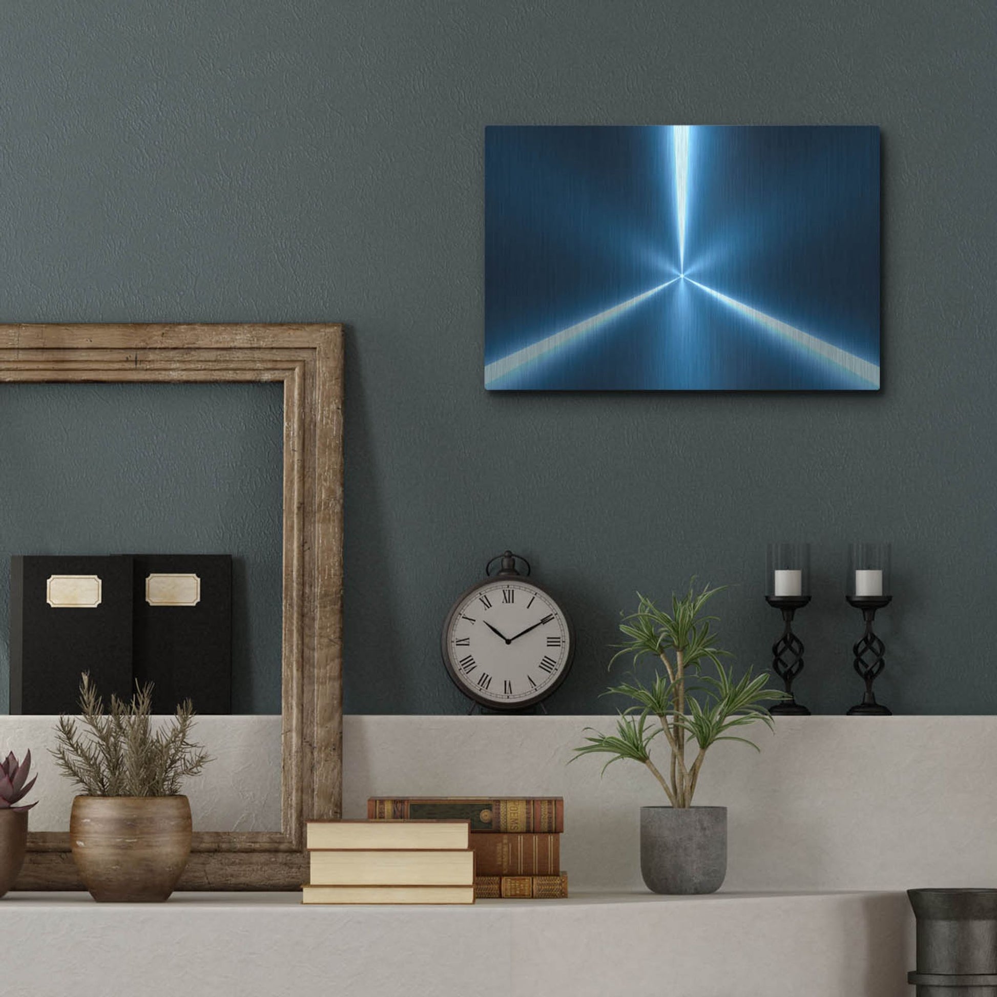 Luxe Metal Art 'Oncoming' by Luxe Portfolio, Metal Wall Art,16x12