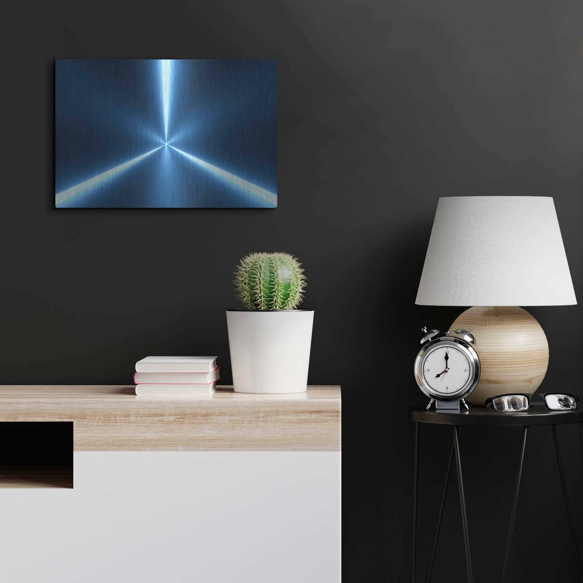 Luxe Metal Art 'Oncoming' by Luxe Portfolio, Metal Wall Art,24x16