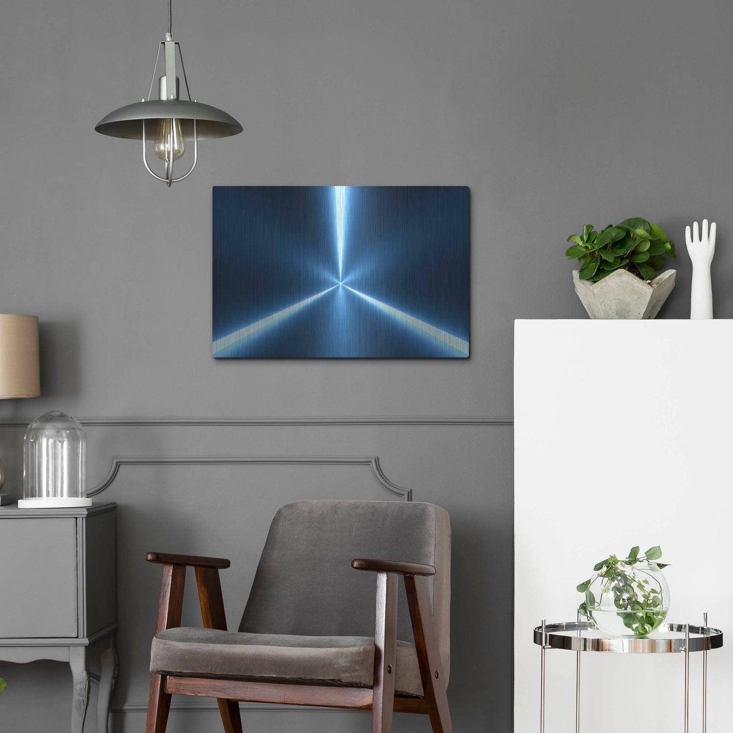 Luxe Metal Art 'Oncoming' by Luxe Portfolio, Metal Wall Art,24x16