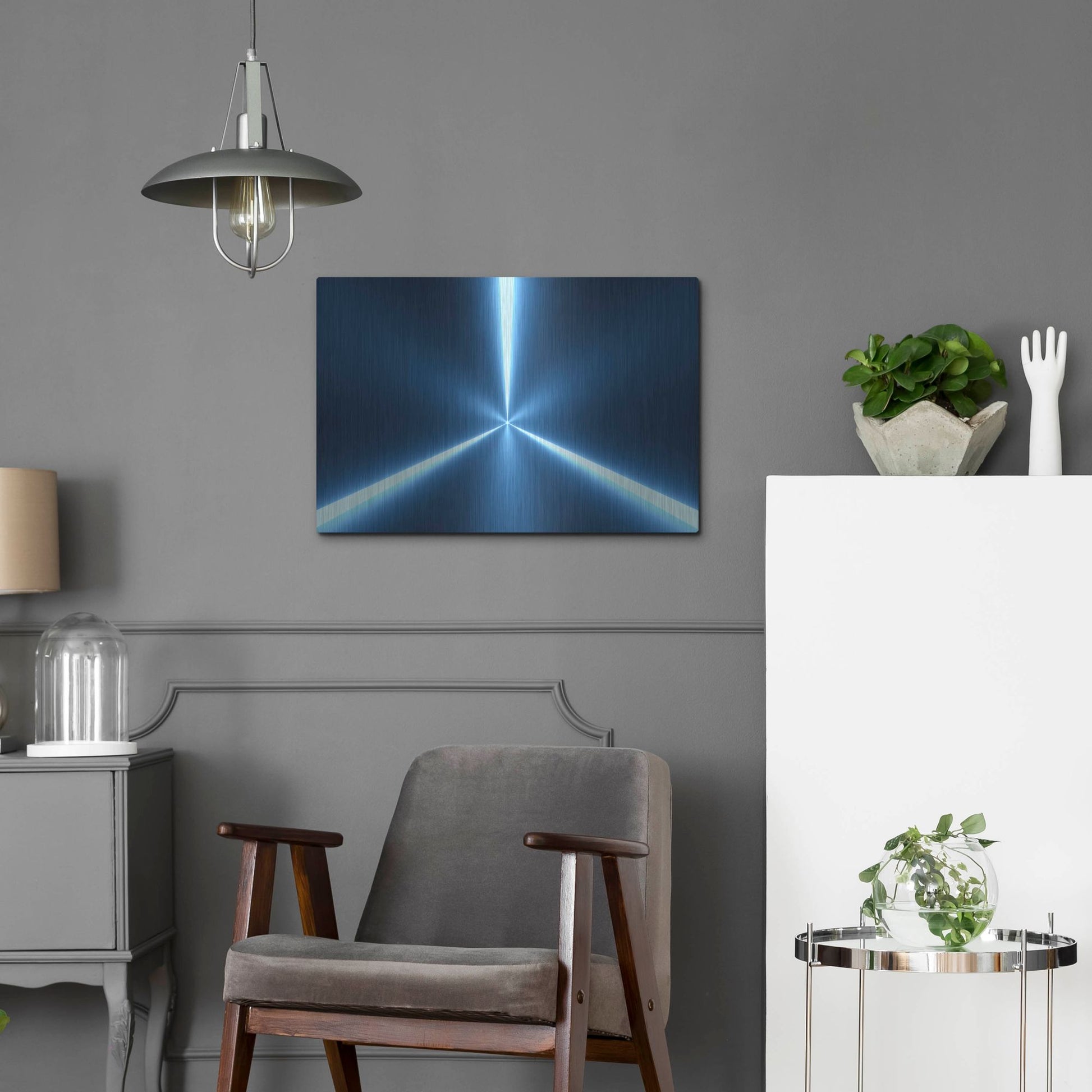 Luxe Metal Art 'Oncoming' by Luxe Portfolio, Metal Wall Art,24x16