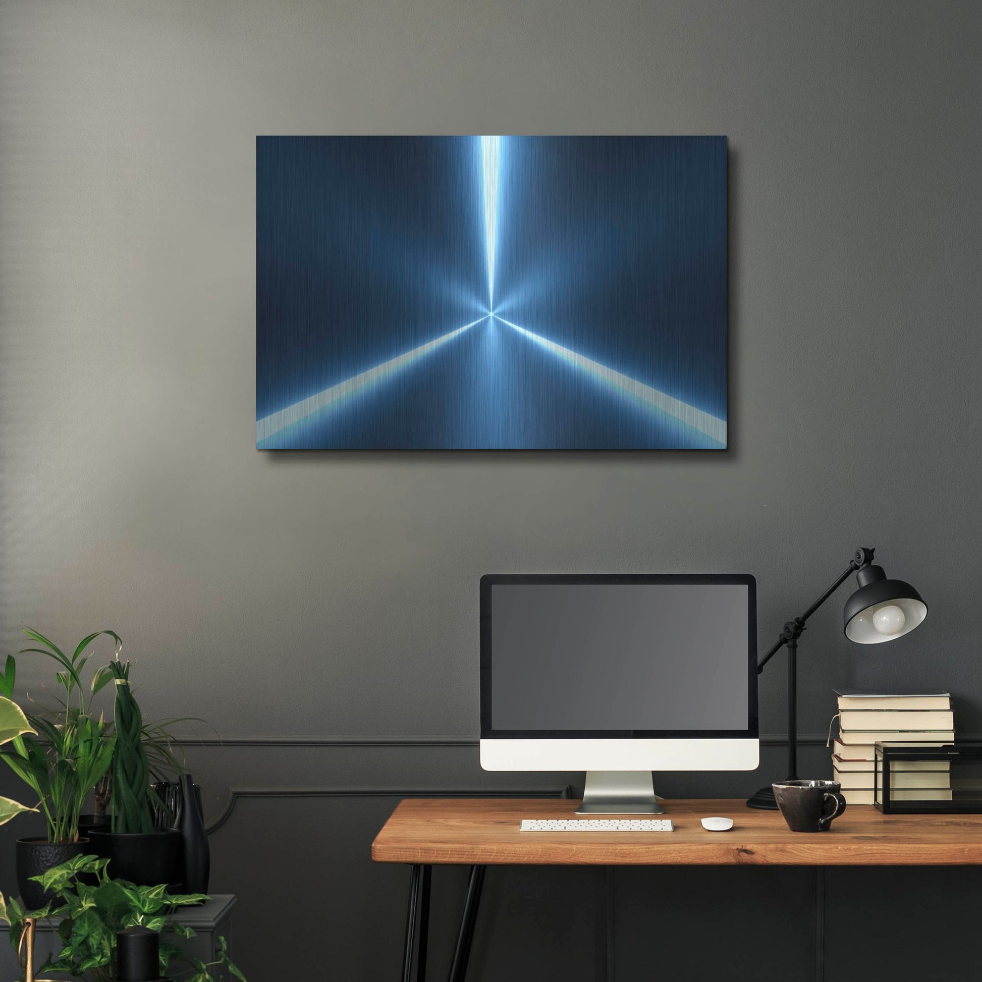 Luxe Metal Art 'Oncoming' by Luxe Portfolio, Metal Wall Art,36x24