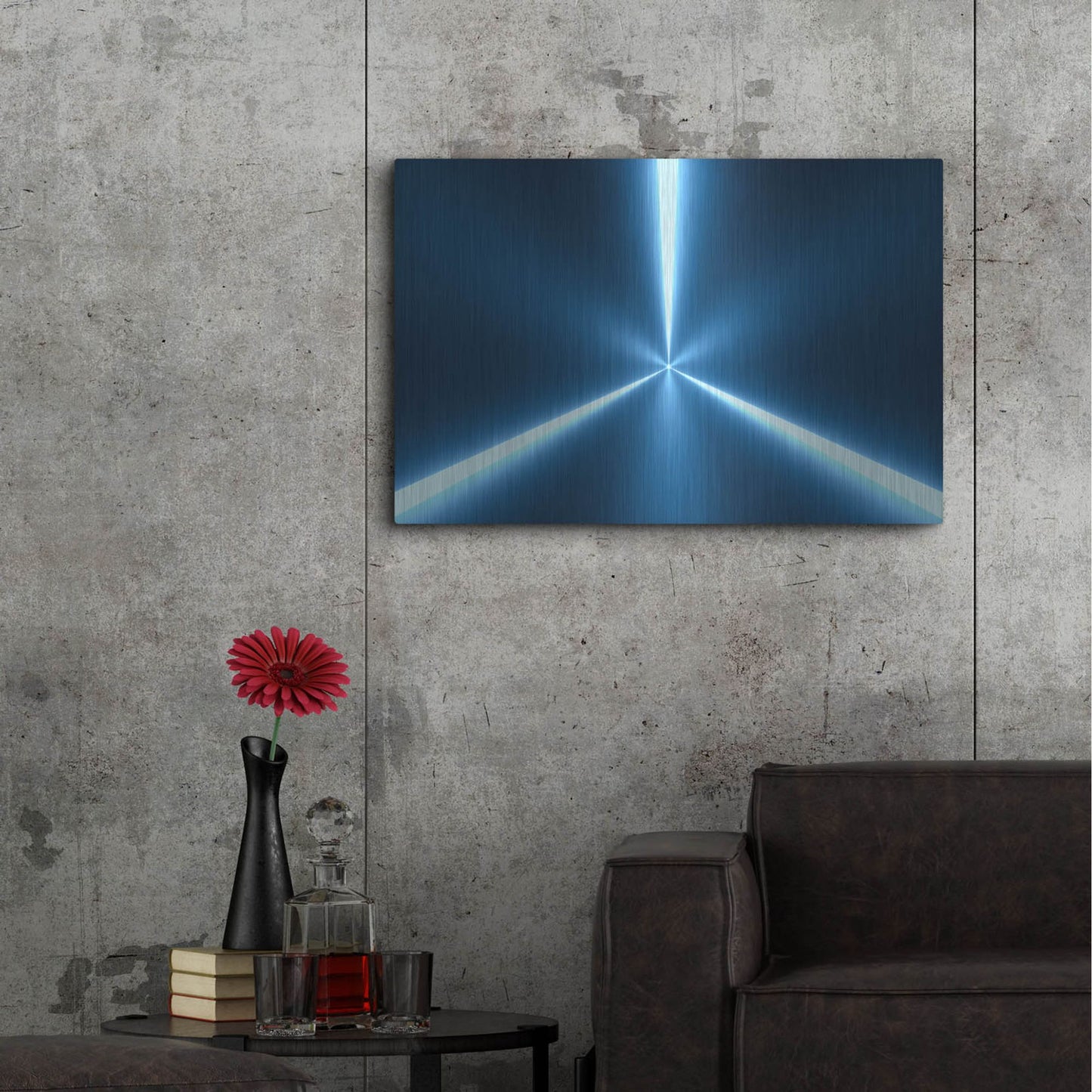 Luxe Metal Art 'Oncoming' by Luxe Portfolio, Metal Wall Art,36x24