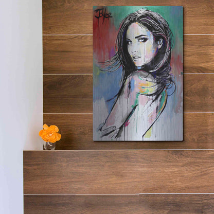 Luxe Metal Art 'Here There Everywhere' by Loui Jover, Metal Wall Art,12x16