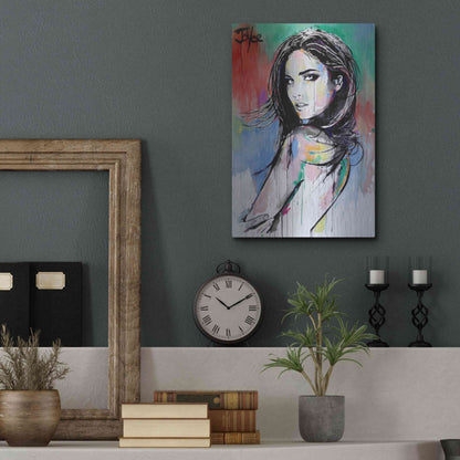 Luxe Metal Art 'Here There Everywhere' by Loui Jover, Metal Wall Art,12x16