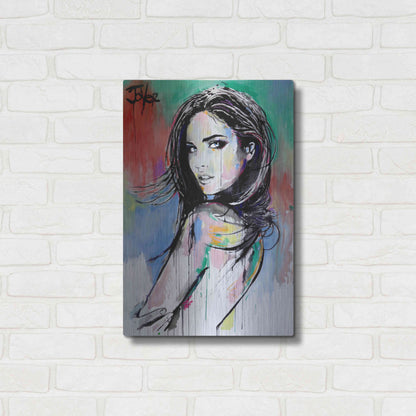 Luxe Metal Art 'Here There Everywhere' by Loui Jover, Metal Wall Art,16x24