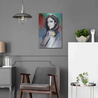 Luxe Metal Art 'Here There Everywhere' by Loui Jover, Metal Wall Art,16x24