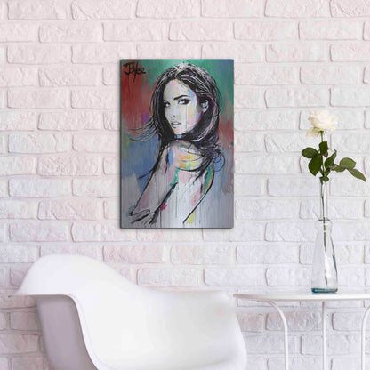 Luxe Metal Art 'Here There Everywhere' by Loui Jover, Metal Wall Art,16x24