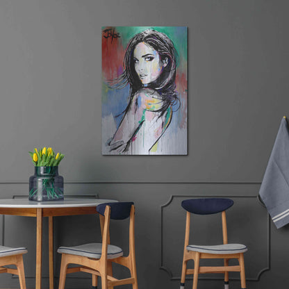 Luxe Metal Art 'Here There Everywhere' by Loui Jover, Metal Wall Art,24x36