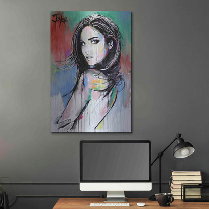 Luxe Metal Art 'Here There Everywhere' by Loui Jover, Metal Wall Art,24x36